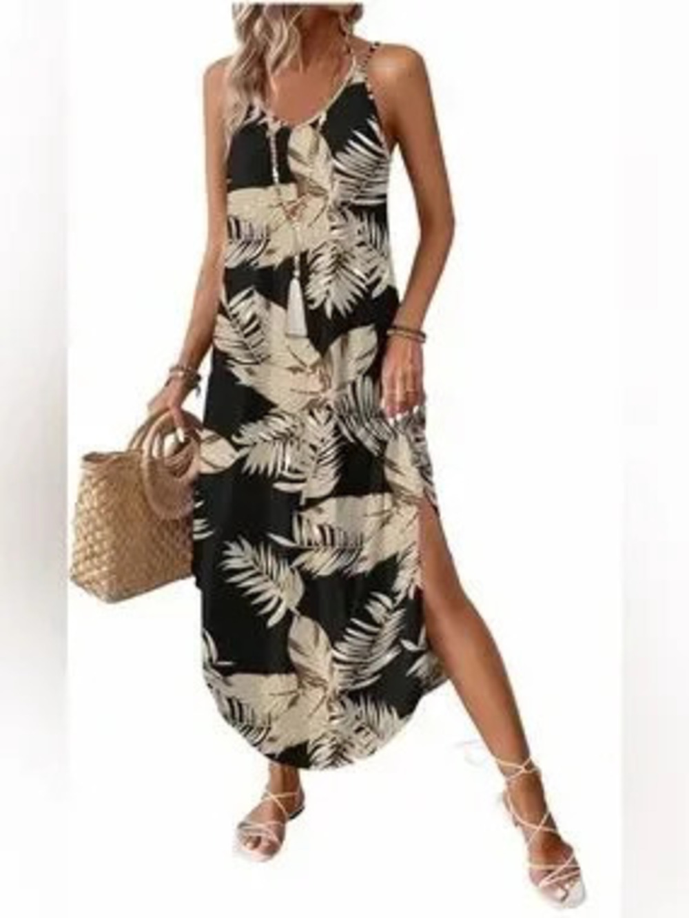 Maxi Dress Boho Halter Dress Sundresses